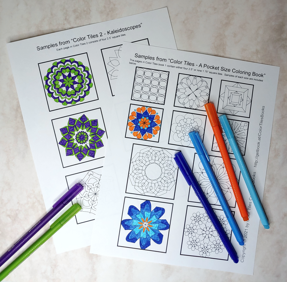 Color Tiles Coloring Books – When time is not on your side, Color Tiles ...