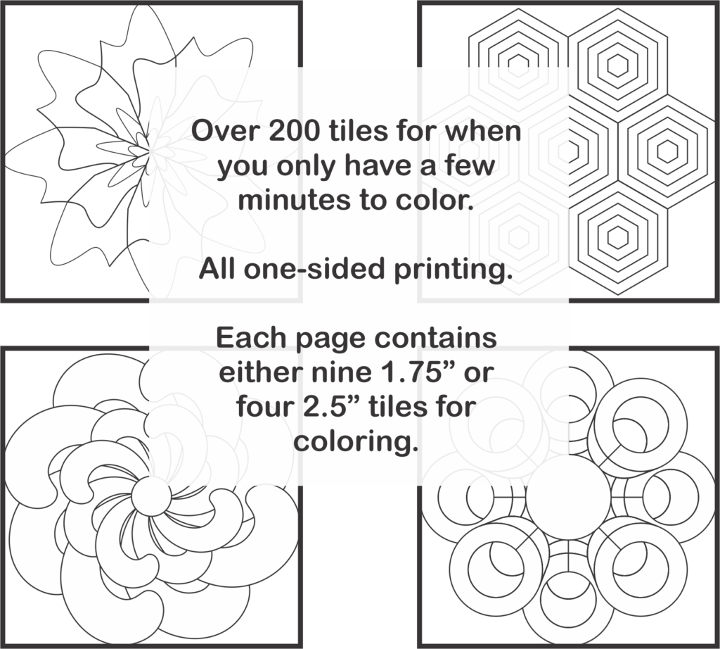 Books Color Tiles Coloring Books